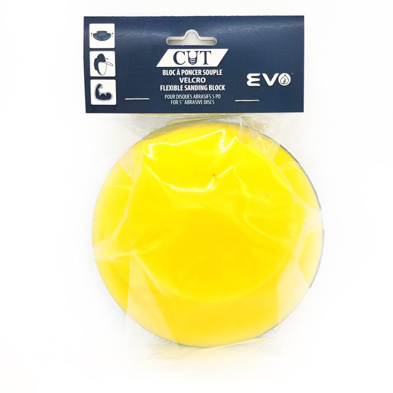 Bloc à Poncer avec Velcro pour Disques 5" - EVO CUT