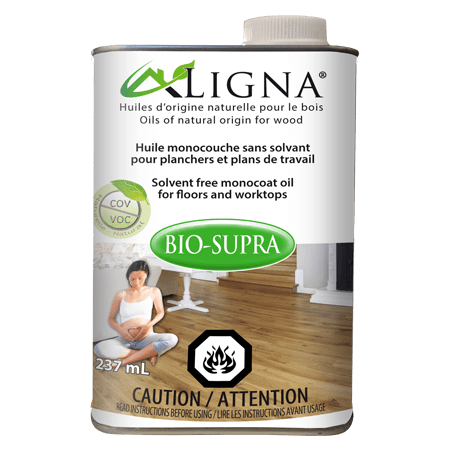BIO-SUPRA - Huile pour Bois Sans Solvant - Zéro COV - LIGNA