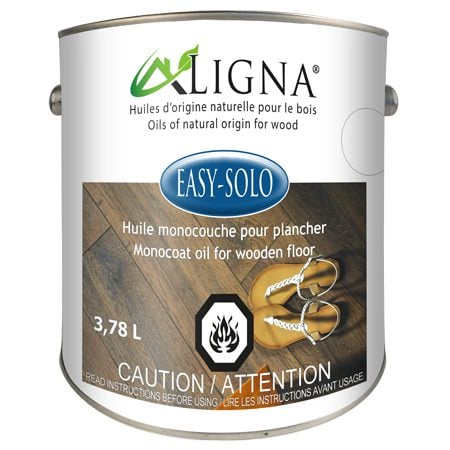 EASY-SOLO - Huile Monocouche pour Plancher de Bois - LIGNA