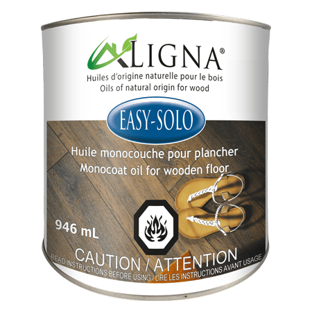 EASY-SOLO - Huile Monocouche pour Plancher de Bois - LIGNA