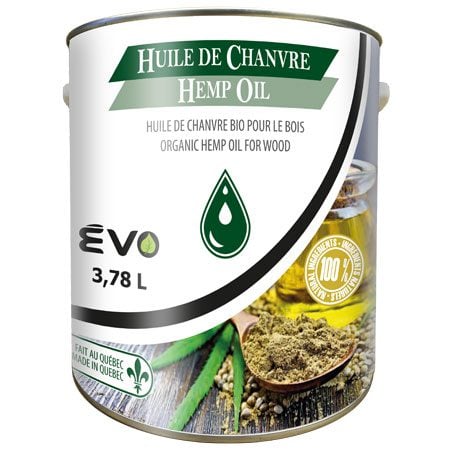 HUILE DE CHANVRE - Biologique - ÉVO - 3.78 L