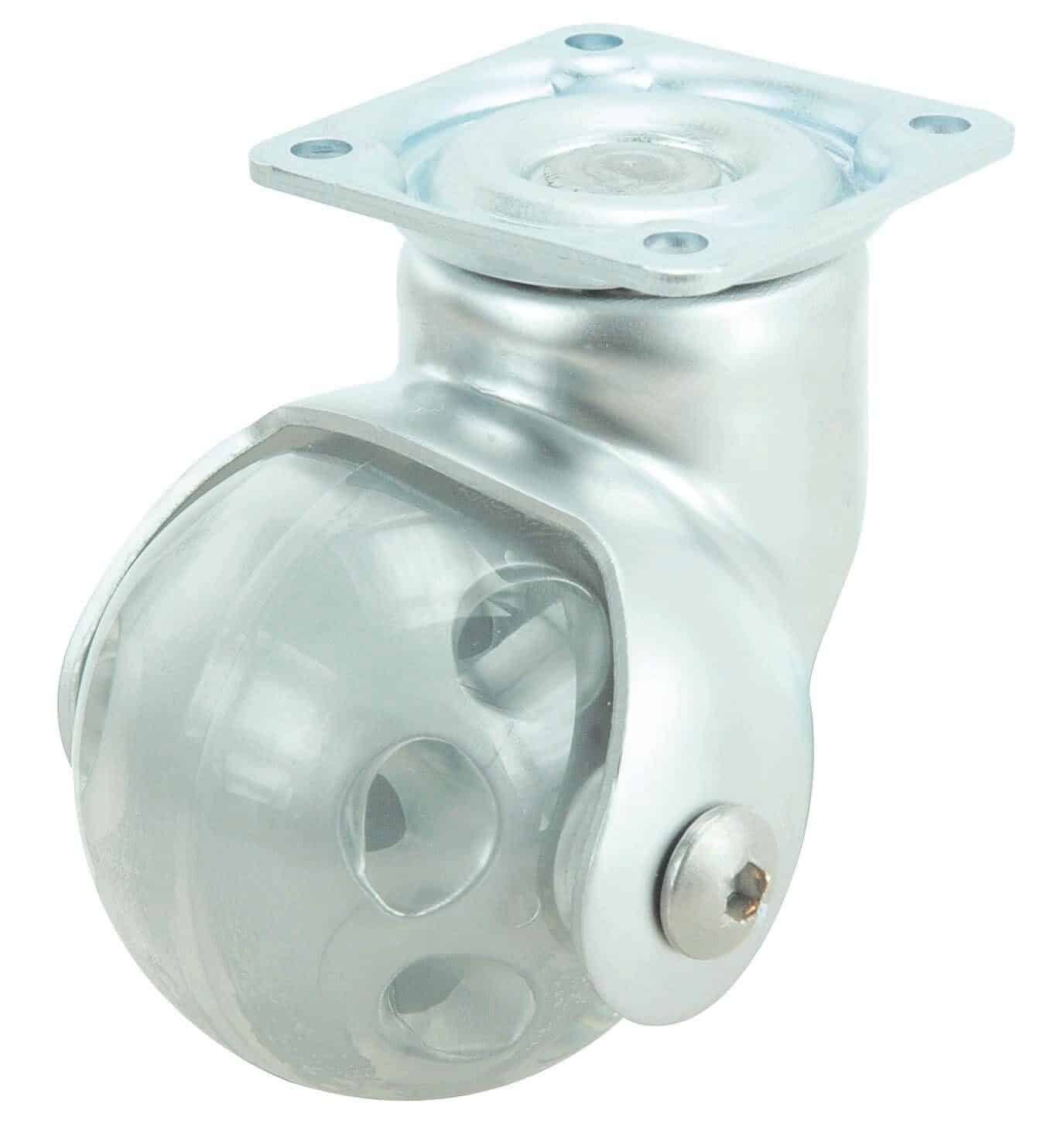 Roulette pivotante sphérique contemporaine