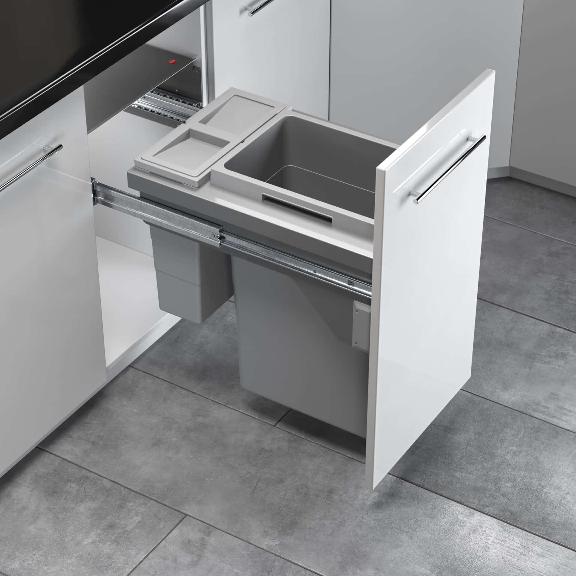 Centre de recyclage Euro-Cargo II 1 x 38 L et 1 x 12 L