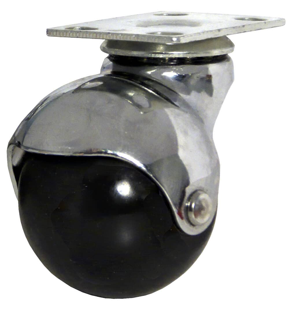 Roulettes à dôme en polyoléfine pour meubles