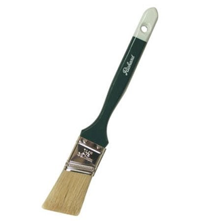 Pinceau de soie blanche - Coupe angulaire