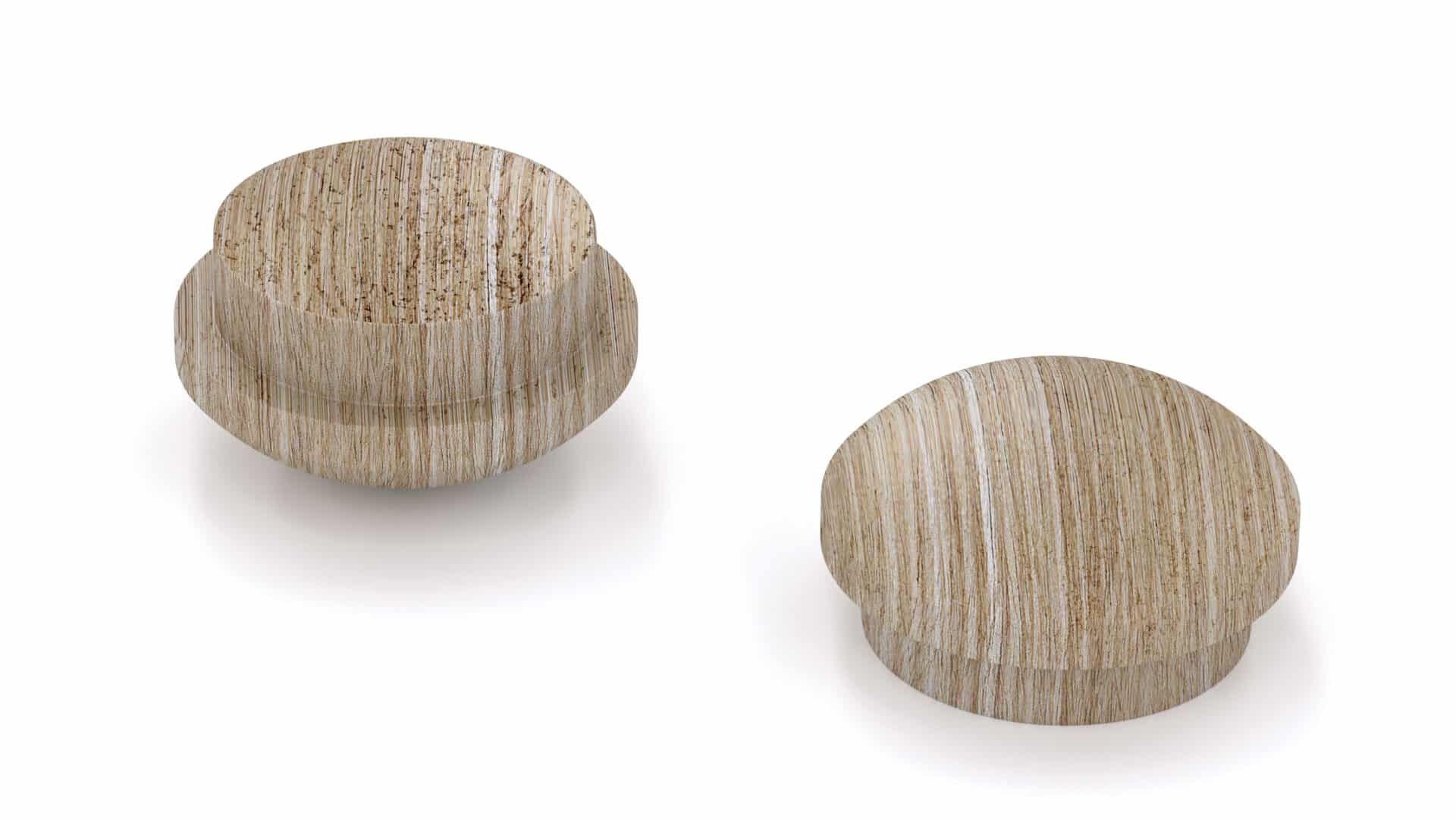 Cache vis en bois (champignon)